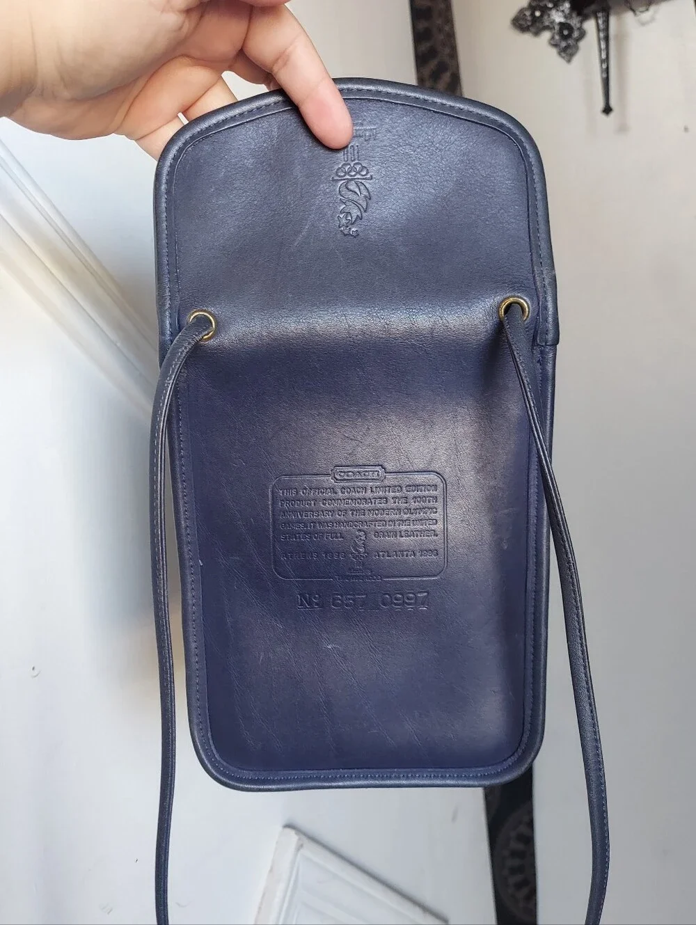 Vintage Coach Limited Edition Blue 1996 Atlanta Olympics Tourist Pouch💙💙